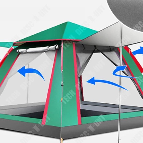 TD® Helautomatiskt Inomhus Utomhus Explorer-tält Regntätt Camping Camping Picknick Stort tält