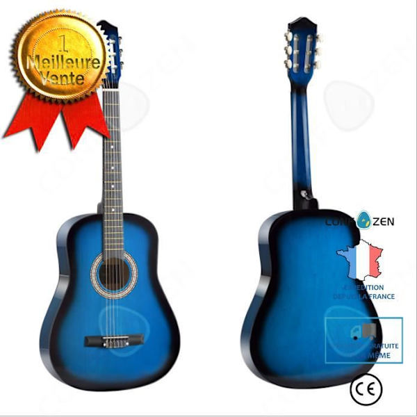 CONFO® 39 tum klassisk gitarr rundad akustisk gitarr musikinstrument jita