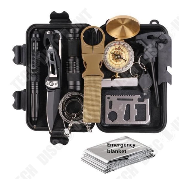 TD® First Aid & Survival Kits - Utomhusresor Camping Vandring Utomhus 13-i-1 utomhussportutrustning