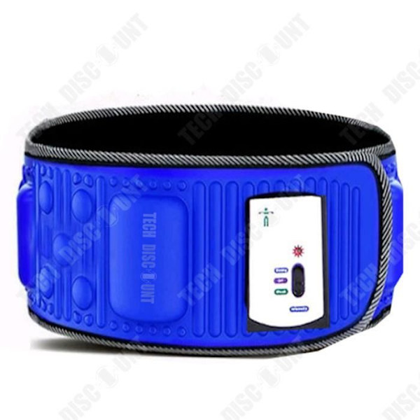 Massagebälte - TD® - X5 - Vibration - 2 hastigheter - 5 massaghuvuden Blå