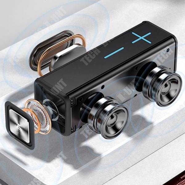 TD® Bluetooth-højttaler Trådløs subwoofer Bærbar udendørs Lyd høj volumen
