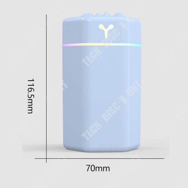 TD® USB Luftfuktare Billuftfuktare Miniatyr Luftfuktare med stor dimmavolym Hemmaluftfuktare