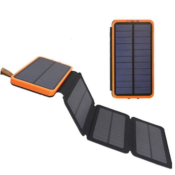 TD® Solarbanks 20000mAh Bærbar, sammenfoldelig hurtiglader til udendørs brug, bredt kompatibel
