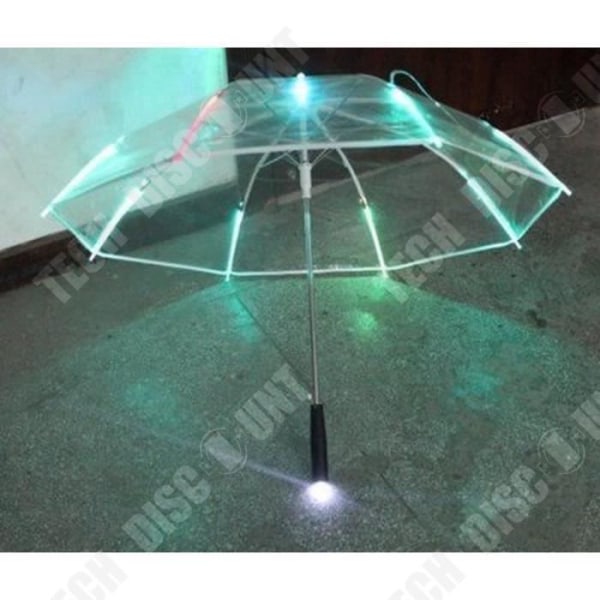 TD® LED paraply flash 7 LED lysbelysning af sværdet farvet