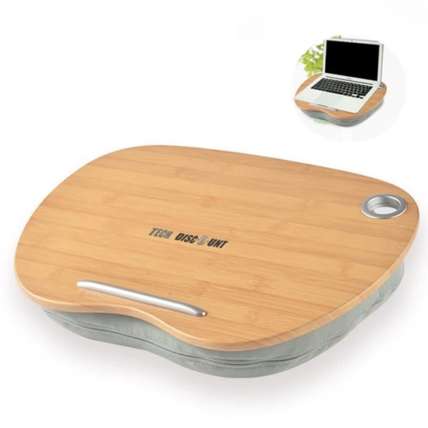 Laptopbord - TD® - 40x30 cm - Slidstærk - Lycra-stof - Multifunktionel