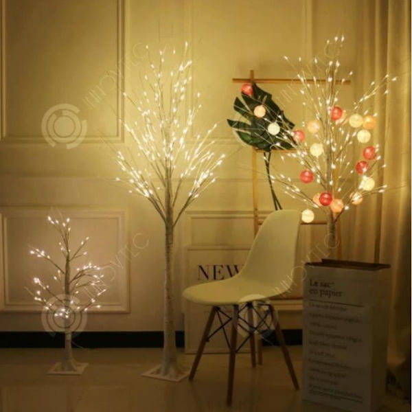 INN Mini Lysende Birkegren Kunstig Dekoration Lysguirlander 24 LED Indendørs 60cm