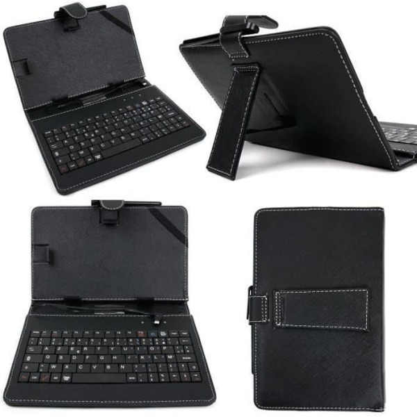 lädertangentbord för TD® 7-tums surfplatta USB-anslutning Högkvalitativt tangentbord