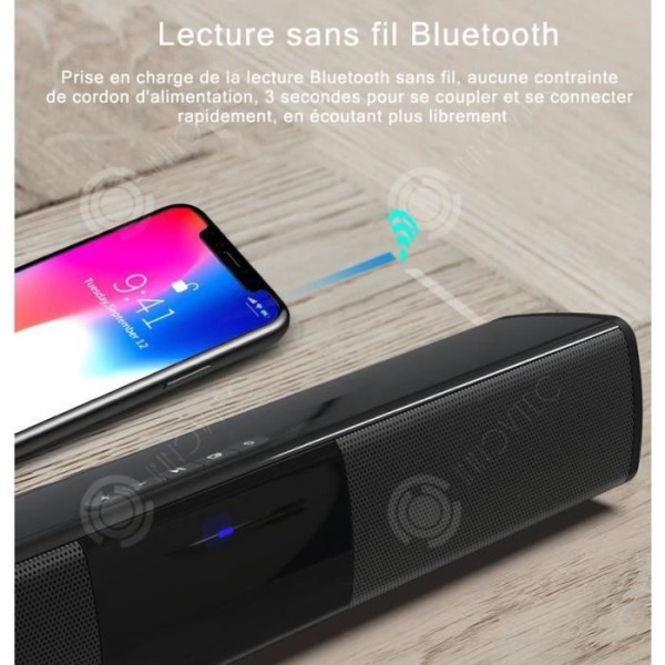 INN 3D Surround Sound Bluetooth 4.2-högtalare Kabelanslutna datorhögtalare Stereo Subwoofer Soundbar