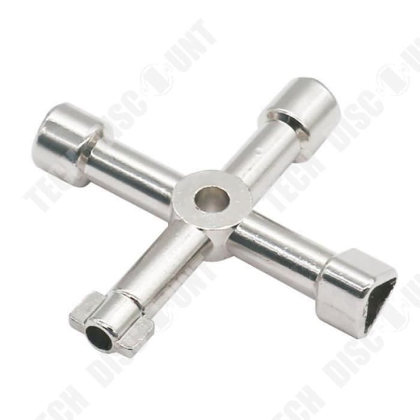 TD® Universalnyckel Justerbar korsformad triangulär verktygssats Compact Magic zinklegering multifunktionsskåp