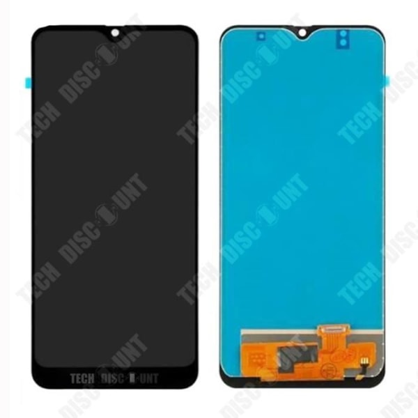 TD® Mobiltelefon Touch LCD-skärm för Samsung Galaxy A50 SM-A505FD A505 Kapacitiv pekglasskärm Svart