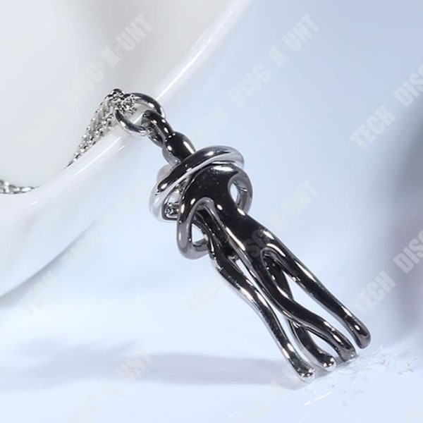 TD® Collier pariskunta persoonallisuus rakastava halaus riipus käärmeennahasta valmistettu ruostumattomasta teräksestä eurooppalaisia ja amerikkalais