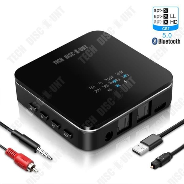 TD® Bluetooth 5.0 -adapteri, Bluetooth-vastaanotin, 2-in-1 Bluetooth-siirrin 5.0