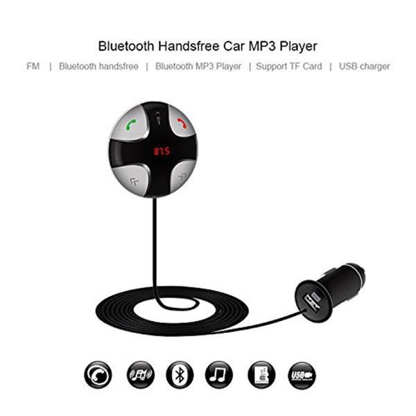 FM29B Bluetooth FM-sändarsats Trådlös handsfree bil MP3-spelare A2dp med USB-laddare Bil FM-radio