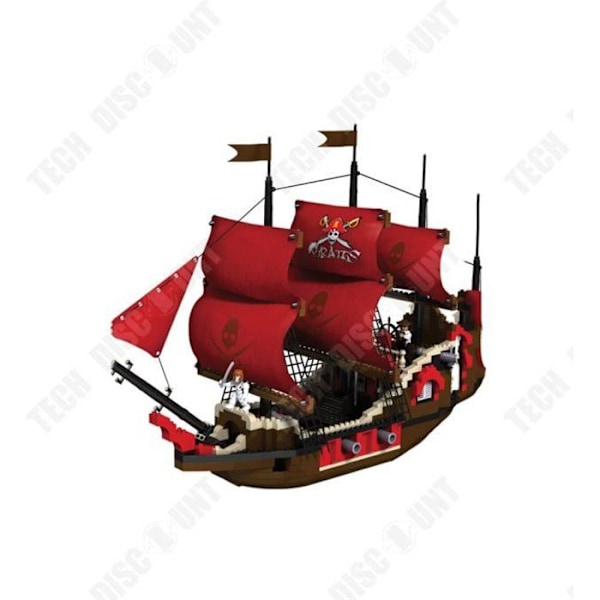 TD® Byggelegetøj til voksne, piratskibsmodel