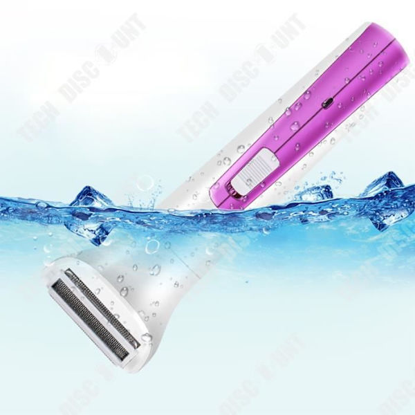 TD® Elektrisk epilator til kvinder 3 i 1 Elektrisk trimmer Elektrisk barbermaskine Hjem Instrument til smertefri hårfjerning Hvid Lilla
