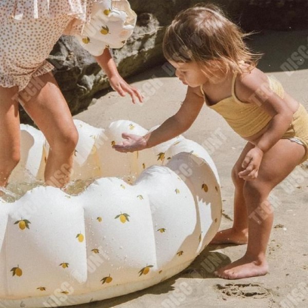 TD® Uppblåsbar kronbladspool för barn baby baby plaskdamm havsbollspool hopfällbar pool utomhuspool