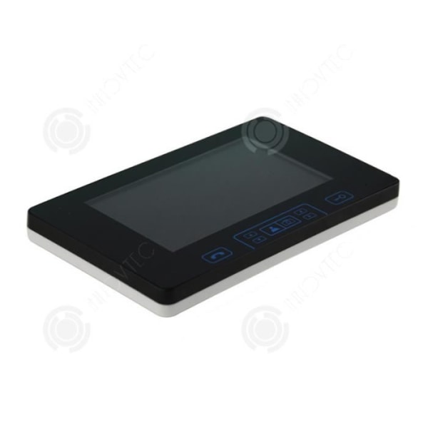INN® dörrklocka 7 tum trådlös 2.4G trådlös intercom Synlig mörkerseende Ta automatiskt bilder Sabotalarm