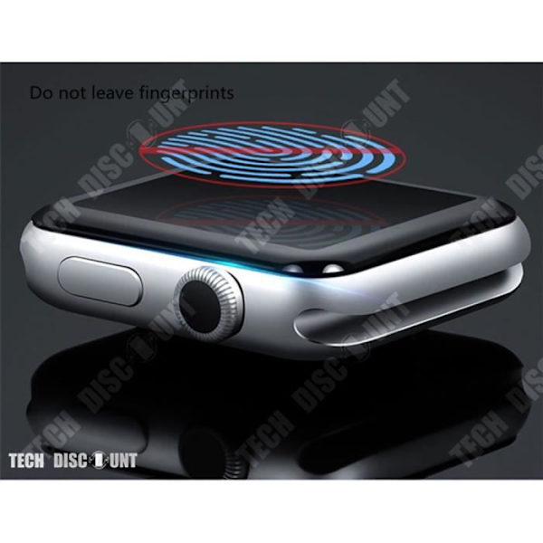 Kosteuslöysä TD® kellotarrat sopii iWatch 3:lle 3D-kaarevilla reunoilla Murtumaton reuna