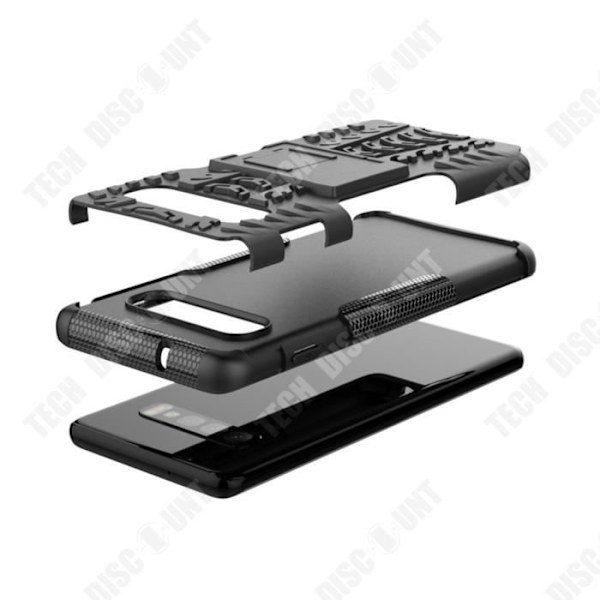 TD® Telefonholder til Samsung Galaxy S10 med støttestøtte Beskyttelsesskal til telefonen Bagside Telefoncase