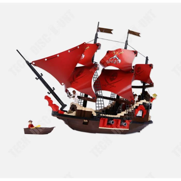 TD® Byggelegetøj til voksne, piratskibsmodel