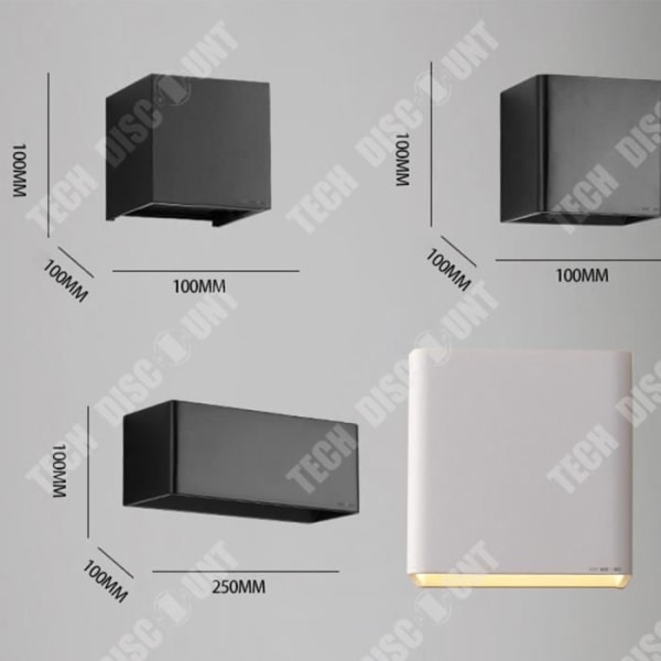 TD® væglampe kontor stue soveværelse kraftig LED natlampe moderne minimalistisk dekoration korridor trappe kreativ lysende