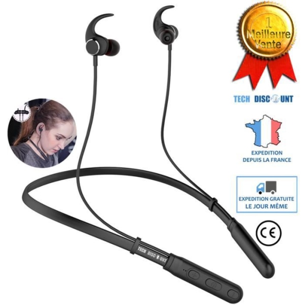 Hörsnäckor Sporthörlurar Trådlös Bluetooth Sport Ergonomisk utomhusspelande musik Brusreducering Löpmikrofon Hörsnäckor