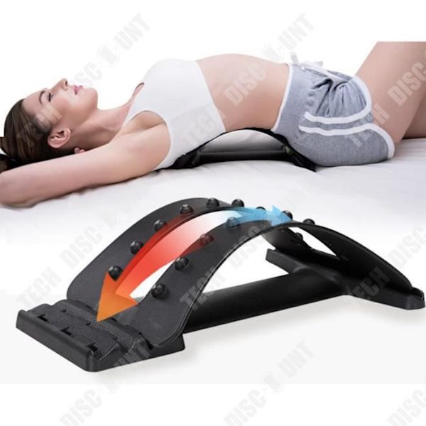 TD® Korrigerer for lumbar bue og over-lumbar skoliose søvn massage trækkesupport til ryggen.