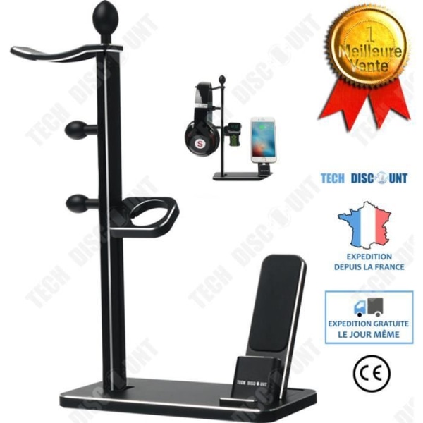 TD® Support 3 i 1 Apple Iphone Apple watch induktionsopladning trådløs telefon headset opladningsstation høretelefoner hastighed
