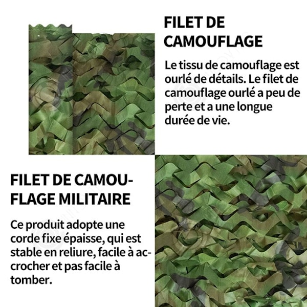 INN Camouflage net 6x4m militært camouflage net forstærket camouflage net forstærket militært camouflage net jungl
