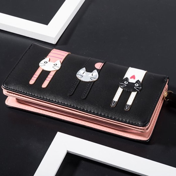 Plånbok - TD® - Long Fashion - Röd - Läder - Mjuk Röd