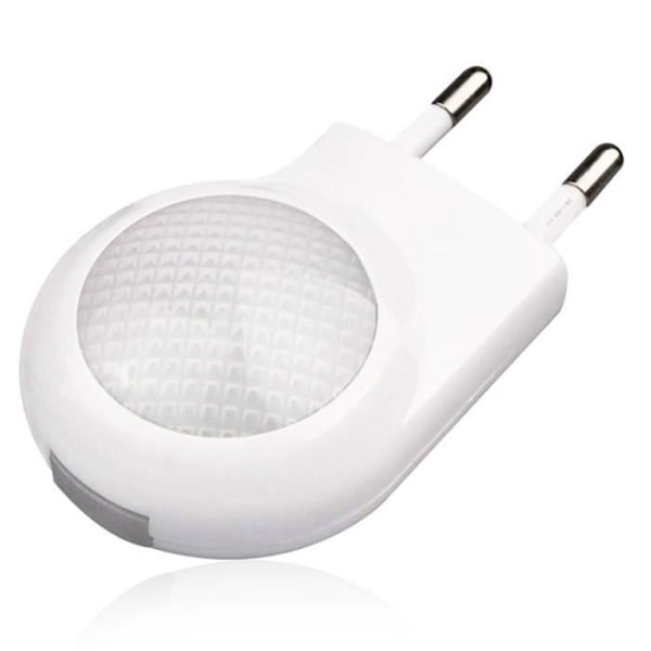 TD® 0.7W Mini LED-yövalot, joissa on valosensori, automaattinen anturi, lastenhuoneet, valkoinen, 2 kpl