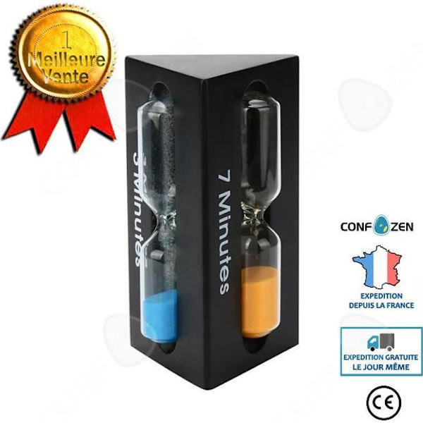 Timeglas - CONFO - 3-5 - 7Min - Glas - Plast - Dekorativ Jul