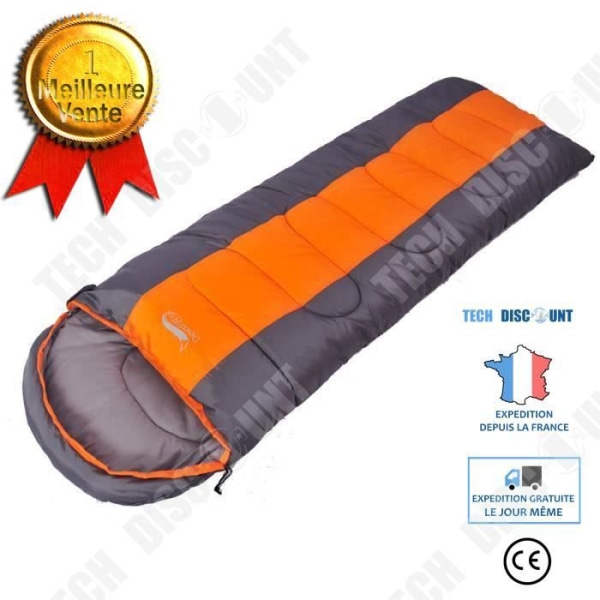 TD® termisk sovsäck för vuxna Höst Vinter Utomhusresor Camping Vattentålig Tjock 1,3 kg Stark Hållbar