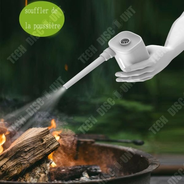 TD® Mini portabel luftpump utomhus multifunktionsluftpump luftkudde simring inflator kan tändas