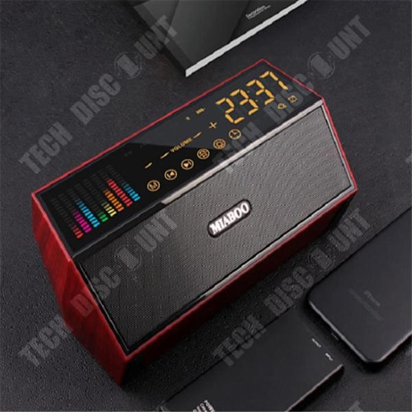 Bluetooth-högtalare - MIABOO - M18 - Dubbel högtalare - FM-radio - AUX och TF