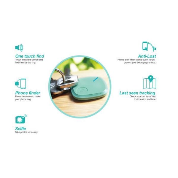 Älykäs Tag Bluetooth-viketunnistin GPS Bluetooth Seurain Avaimen löytäjä