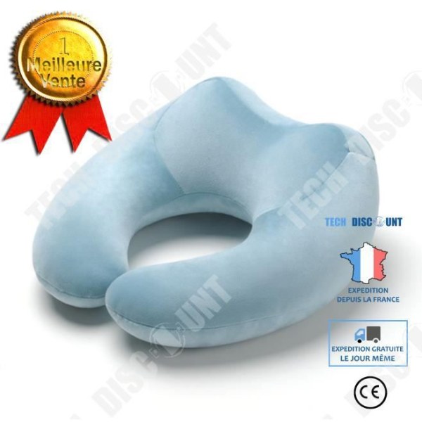 TD® U-formad kudde, multifunktionshuva cervikal, U-formad resekudde, tupplurskudde, Memory Foam