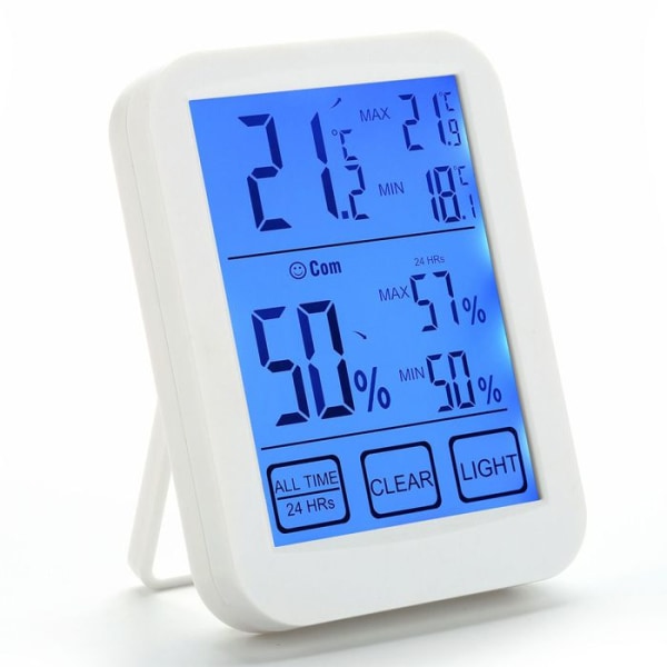 TD® vädermonitor 122*91*28mm - LCD digital skärm - Temperatur- och fuktighetskontroll