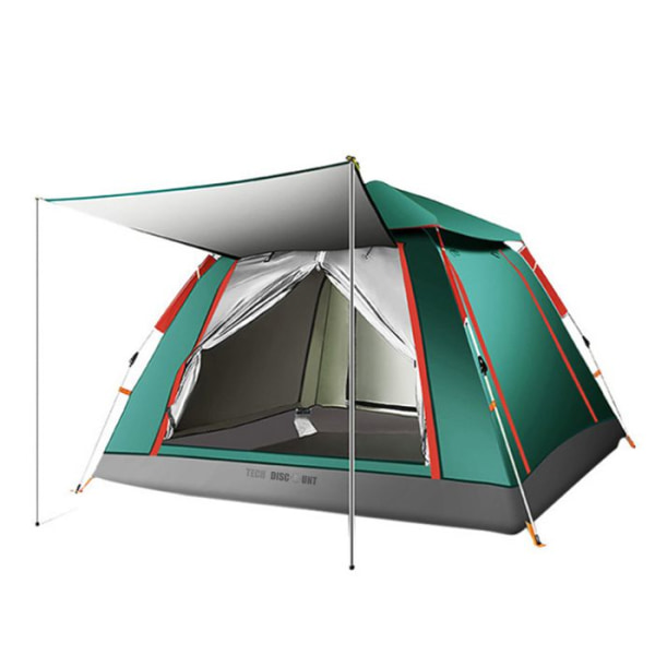 TD®-tält 240*240*155CM Helautomatisk snabböppning Sol- och regnskydd