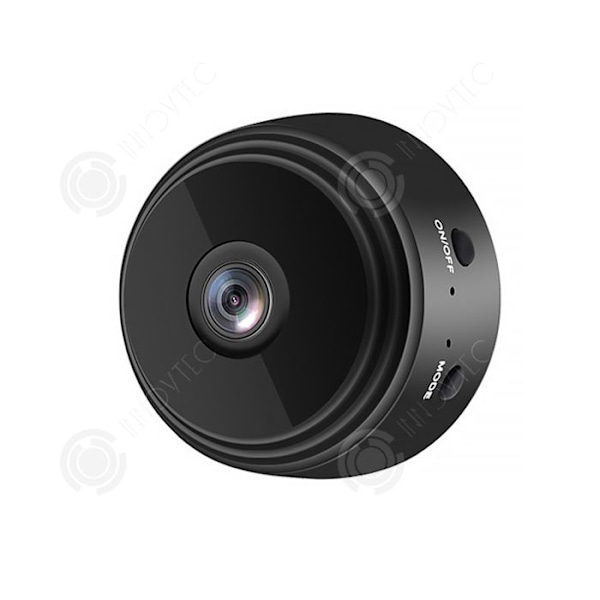 INN Mini Säkerhetskamera 2st Mini Indoor-Outdoor Video Camera HD 1080P Trådlös Wifi Portabel för hemsäkerhet