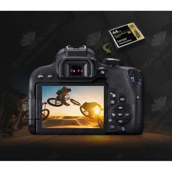 HTBE® 64G Kamera SLR Kamera Minneskort Höghastighets 4K HD Kamera Minneskort Navigationskort