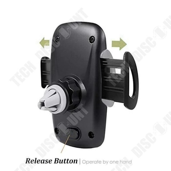 TD® Universal Biltelefonhållare 360 Free Rotation Air Outlet Mount