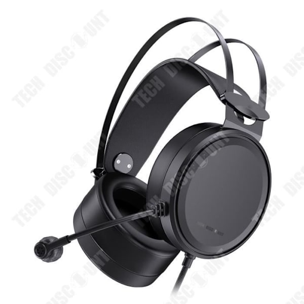TD® Hörlurar med ledning Vikbar förvaring Tyst brusreducering Mikrofondesign Headset för spel