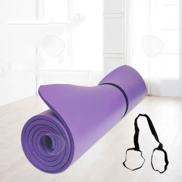 CONFO® Joogamatto yksinkertainen pitkä liukumaton miehille ja naisille fitness tanssi juoksu joogamatto äänieristetty