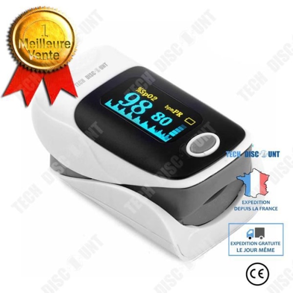 TD® Finger Clip Typ Body Index Meter Hem Ljusstyrka Justerbar Touch Monitor Liten och bärbar