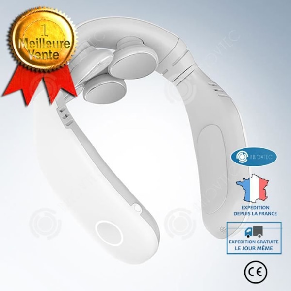 INN® Cervical Spine Massager Home Elektrisk Smart Nackskydd Pulsfysioterapi Axelmassage