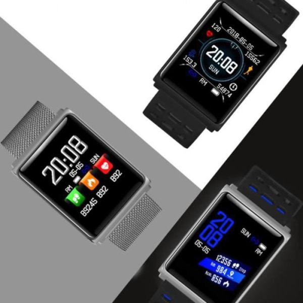 TD® N98 smart armband hel pekskärm samtalspåminnelse hjärtfrekvens push sport stegräknare armband