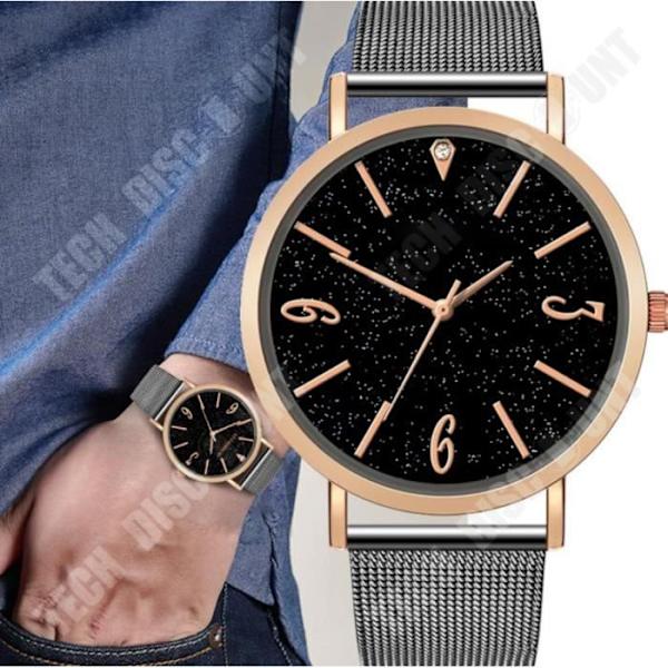 TD® Quartz Armbåndsure Casual og Business Series Mesh bælteur gaver til mænd 460024