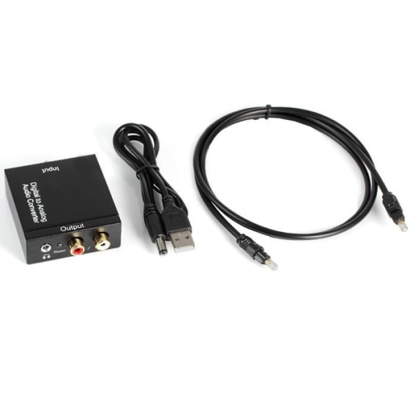 MP power @ Digital Audio Converter Adapter Konverterar Toslink Digital SPDIF Optisk / Koaxial till Audio Stereo R/L