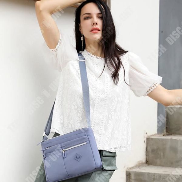 TD® Kvinnors mångsidig vattentät ryggsäck med stor kapacitet Canvasväska Mode Enkel One Shoulder Messenger Bag Nyl Ryggsäck